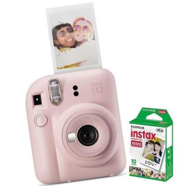 Imagem de Câmera Instax Mini 12 + Filme De 10 Poses - Rosa Gloss
