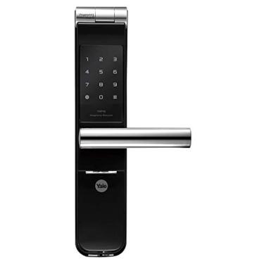 Imagem de Fechadura Digital Yale YMF 40 com Biometria, compatível com Alexa, Preto/Prata