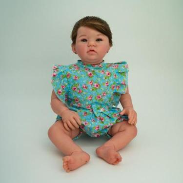 Imagem de Bebe reborn silicone banho kit abigail com acessórios - NEW BORN BABY 