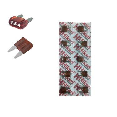 Imagem de Fusível Lamina Mini 10 Und - Hikari, 7.5 Ah 