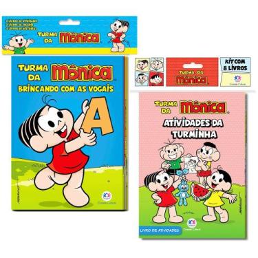 Imagem de Kit 16 Livros Turma da Monica Atividades Histórias Colorir - Ciranda C