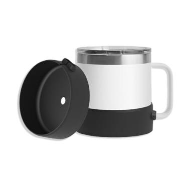 Imagem de Capa protetora para Yeti Rambler 283 g Caneca Inferior Protetor de Silicone, Garrafa de Água de Silicone Bota Inferior para Caneca de Café Yeti 293 g (Preta)