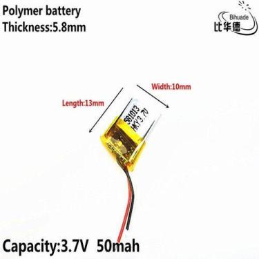 Imagem de Bateria 3.7v 50mah Fone Ouvido Bluetooth 581013 Pequena - KMIG