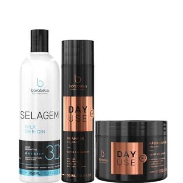 Imagem de Borabella Selagem 3D 350ml + Day Use Kit Pós Progressiva