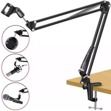 Imagem de Suporte Braço Articulado Para Microfone Liverpool, Preto