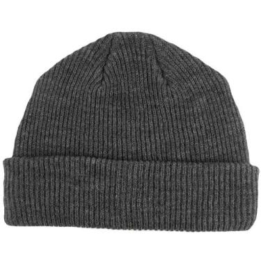 Imagem de Gorro Touca Lenhador Marinheiro Canelada Adulto Unissex Cinza Mescla -