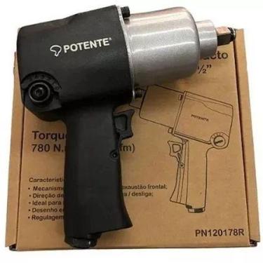 Imagem de Parafusadeira Pneumática Profissional 1/2 Pol 79,6kg - Potente Brasil