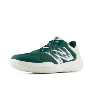 Imagem de New Balance Tênis masculino 696 V6, Verde pântano/menta natural, 7.5 Wide