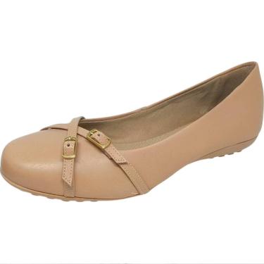 Imagem de Sapatilha Feminina Couro Elegante Conforto Detalhes Bottero