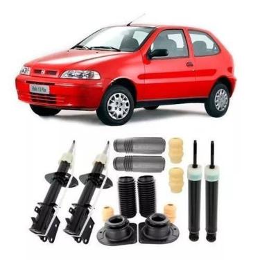 Imagem de 4 Amortecedor Remanu+4 Kit Suspensão Palio 2007