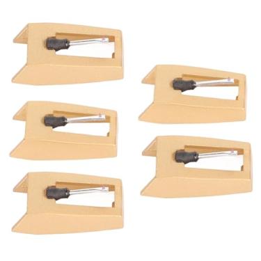 Imagem de Agulhas de Registro de Mesa Giratória Agulha de Substituição de Toca-discos Styluor Jenson, 5 Peças Caneta de Mesa Giratória de Substituição de Agulha de Toca-discos Com Limpeza