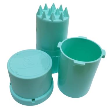 Imagem de Dichavador Triturador Squadafum Pot Grinder Com Reservatório Hermético (Verde Água)