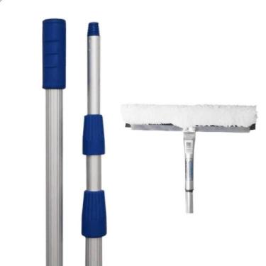 Imagem de Rodo Limpa Vidros com Cabo Extensor Telescópico de 4,5 metros - PREVEO