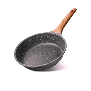 Imagem de Frigideira antiaderente de indução e fogão a gás Antiadere de Cerâmica reforçada, Linha Premium 24 cms