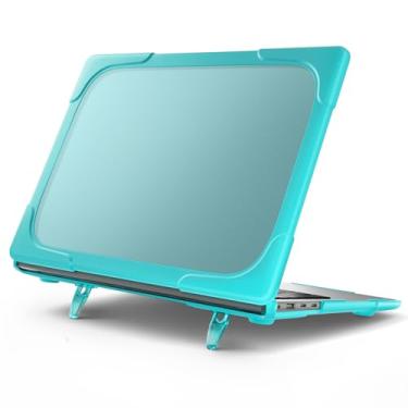 Imagem de FONREST Capa rígida para laptop Microsoft Surface 7 35.1 cm 2024 (modelo: 2036) Capa protetora antiimpressão digital fosca translúcida resistente à prova de choque com borda coberta de TPU, suporte