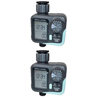Imagem de Kit 2 Temporizador Irrigação Digital Med 1S TIM11 BrisaJardim