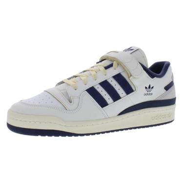 Imagem de adidas Forum 84 Low Tênis masculino, Branco/azul marinho/branco creme, 46