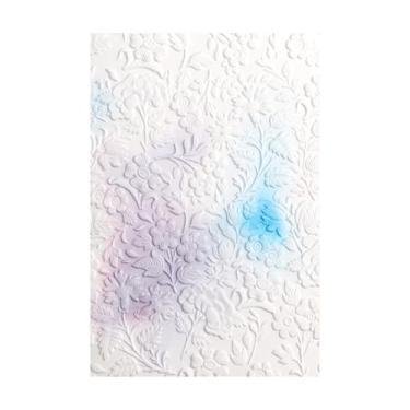 Imagem de Briartw Pasta de gravação em relevo 3D para fazer cartões, adicionando detalhes texturizados ao artesanato de papel 16 x 11,4 cm, placa de textura transparente perfeita para cartolina pesada (≥ 250