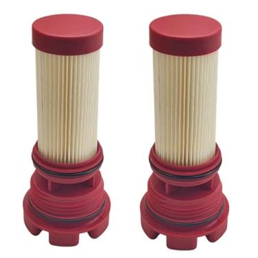 Imagem de Heurofosh Elemento De Filtro Combustível 8M0122423 Para Motores Popa Mercury Mariner 75-300 Hp Mercruiser Sterndrive 4,5 L E 6,2 L, 2 Peças 35-8M0060041 35-884380T