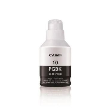 Imagem de Tinta Canon GI-10BK Preto  Tanque de Tinta Mega Tank G6010, Preto
