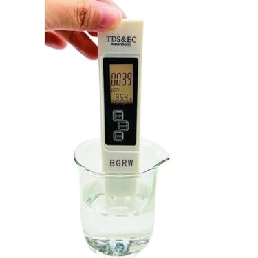 Imagem de Medidor Digital de Condutividade Condutivímetro TDS EC para Água, Aquários e Bebidas, Teste Qualidade Pureza Temperatura De Agua