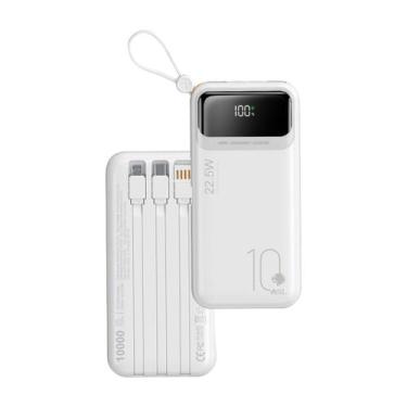 Imagem de Power Bank Carregador Rápido Portátil Turbo 22.5W ASL 10000mah  com di