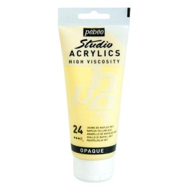 Imagem de Tinta Acrílica Pébéo 100ml 24 Naples Yellow
