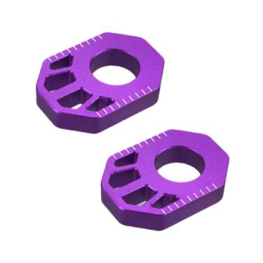 Imagem de JicSuXi 1 par de blocos de eixo traseiro para bicicleta de terra, substituição de eixo de corrente CNC, ajustador de corrente, liga de alumínio para, Tolet