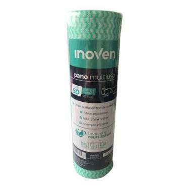 Imagem de Pano Multiuso Mini VERDE 28x25 (50 panos) 2270- INOVEN