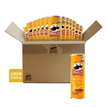 Imagem de Batata Pringles Tubo Queijo 109g C/ 18 Unidades
