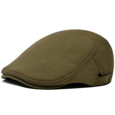 Imagem de Boina de algodão design basico liso casual unissex ajustavel - xthree,