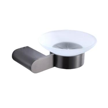 Imagem de Acessórios para banheiro cinza 304, toalheiro de aço inoxidável, suporte para papel higiênico, suporte para sabonete líquido, toalheiro, kit para banheiro (saboneteira)