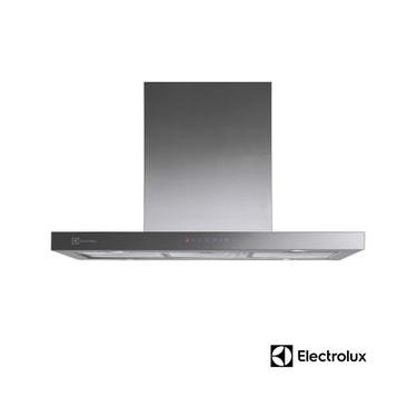 Imagem de Coifa Ilha Electrolux 90 cm com 03 Velocidades, Painel Blue Touch e Timer Inox 110V - 90CIT