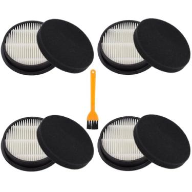 Imagem de Filtro de substituição compatível com aspirador de pó sem fio AceVac 11, peça de acessórios de filtro Hepa lavável (4 filtros)