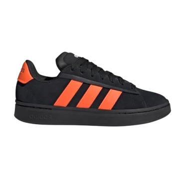 Imagem de adidas Grand Court Alpha 00s Tênis masculino, Preto/Laranja Impacto/Branco, 37