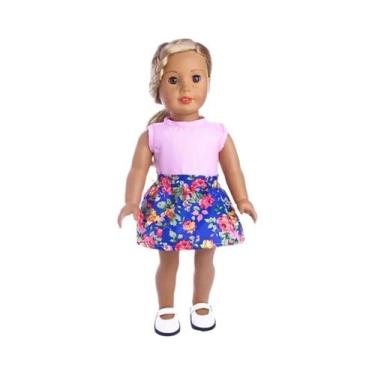 Imagem de Roupas De Boneca Fofa Vestido Uniforme Para Boneca De 43cm 18 Polegada