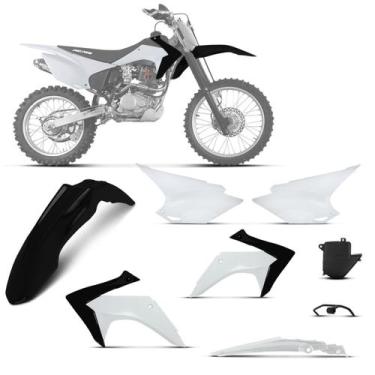 Imagem de Kit Plastico Exclusivo Crf 230f 2015 - 7 Itens (Cores) - Pro tork, PRE