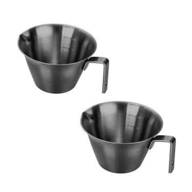 Imagem de Copo medidor de café expresso de 100 ml com medida (preto)