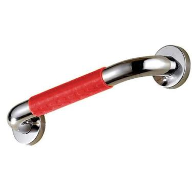 Imagem de Barra Alça De Apoio 40cm Suporte Antiderrapante Acessibilidade Banheir