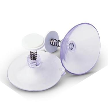 Imagem de Ventosa com mola Deko – resistente, aderência forte para fixação segura, uso multiuso para casa e escritório - Pacote com 10