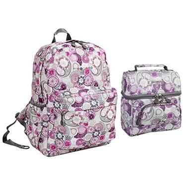 Imagem de Mochila e lancheira J World Campus de volta às aulas Série Oz/Corey (Lemon), Kiddo, One Size, Lancheira infantil Cade. Lancheira isolada fofa