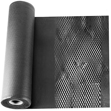 Imagem de SEHOI 164 Feet x 15 Inches Black Honeycomb Paper, Recyclable Cushioning Kraft Packing Materials, Honeycomb Cushioning Wrap Rolls for Moving Breakables, Valuables, Shipping, Gift Wrapping