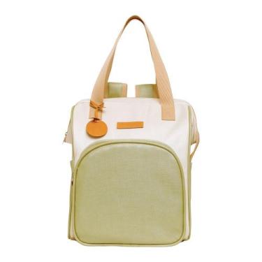 Imagem de Mochila Maternidade Média Pirulitando Térmica Petit Verde - Pirulitand