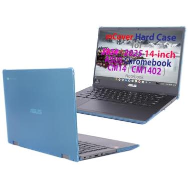 Imagem de mCover Capa compatível apenas com notebooks ASUS Chromebook CM14 (CM1402c) 2024 ~ 2025 de 14 polegadas (não serve para nenhum outro modelo ASUS) - Aqua