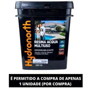 Imagem de Hydronorth acqua resina incolor 18 l