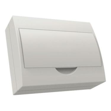 Imagem de Quadro Distribuição Sobrepor 12p Din Branco - Enerbras