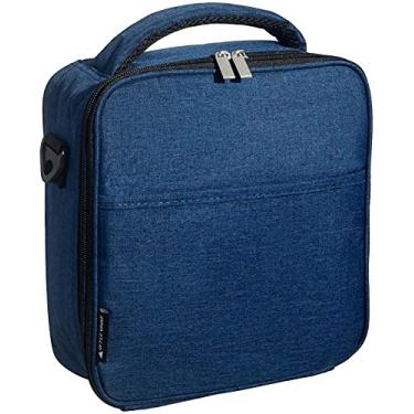 Imagem de Bolsa térmica reutilizável para marmita UPPER ORDER, preta, durável, à prova de vazamento, congelável, para adultos, homens e mulheres, para escritório, trabalho, piquenique