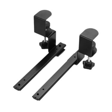 Imagem de WeiLaiKeQi 2 peças bandeja de teclado deslizante lateral para mesa, corrediças de gaveta para teclado de escritório