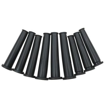 Imagem de sunnates 9 peças de protetor de bainha de cabo de broca elétrica, manga de cabo de alimentação de borracha, alívio de tensão para máquina de corte de ferramentas elétricas, proteção de cabo de
