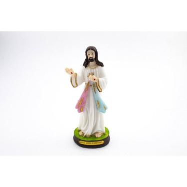 Imagem de Imagem Jesus Misericordioso Resina 14 Cm